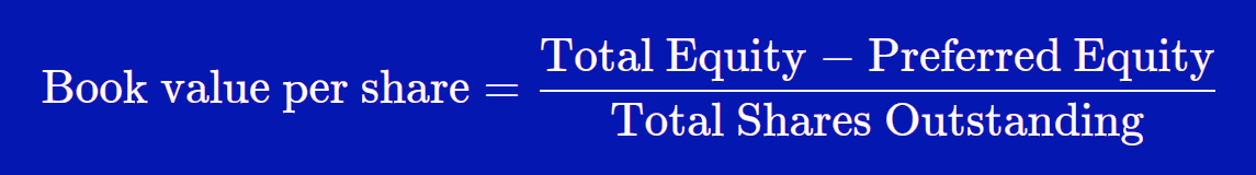 Book Value Per Share BVPS 